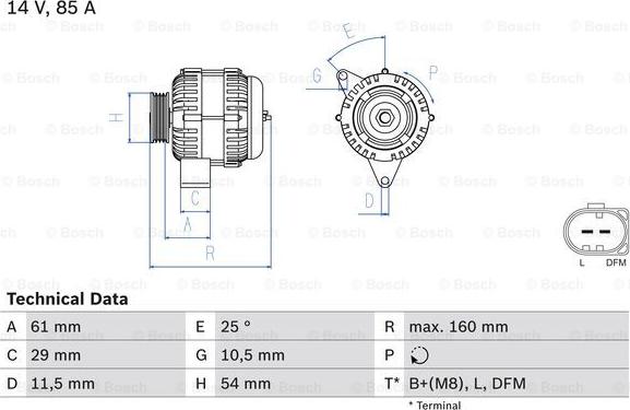 BOSCH 0 986 044 490 - Alternatore www.autoricambit.com