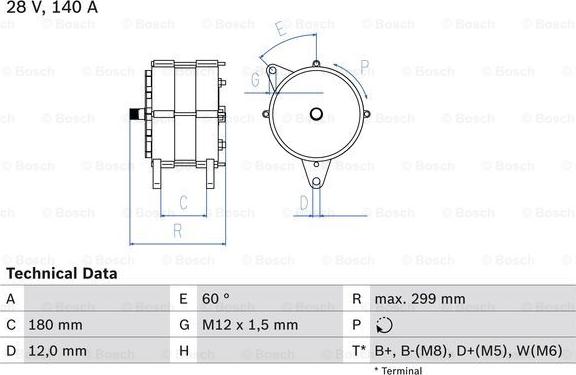 BOSCH 0 986 044 060 - Alternatore www.autoricambit.com