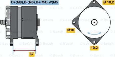 BOSCH 0 986 044 070 - Alternatore www.autoricambit.com