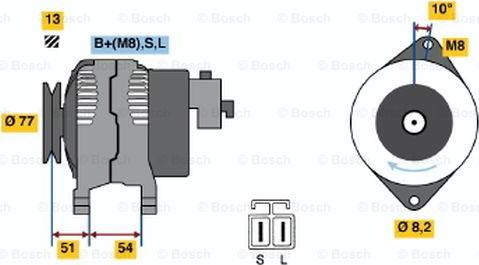 BOSCH 0 986 045 951 - Alternatore www.autoricambit.com