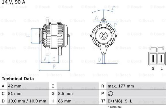 BOSCH 0 986 045 651 - Alternatore www.autoricambit.com