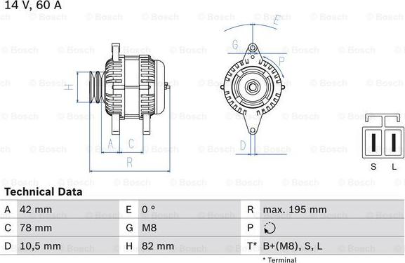 BOSCH 0 986 045 681 - Alternatore www.autoricambit.com