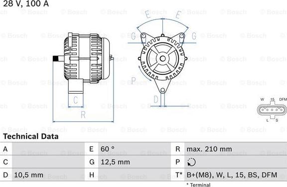 BOSCH 0 986 045 290 - Alternatore www.autoricambit.com