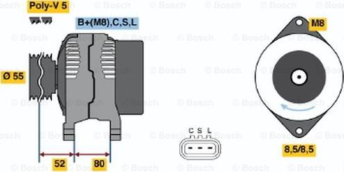 BOSCH 0 986 045 741 - Alternatore www.autoricambit.com