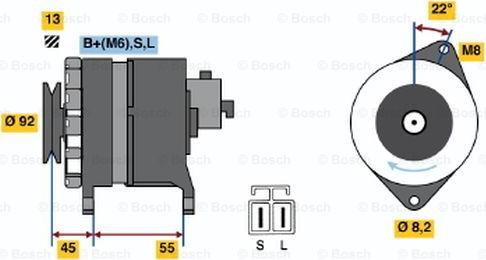 BOSCH 0 986 046 401 - Alternatore www.autoricambit.com