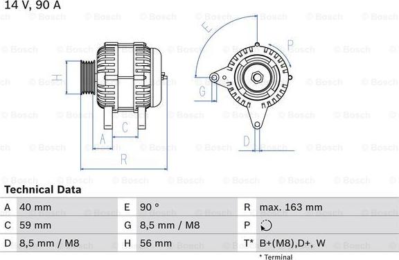 BOSCH 0 986 040 940 - Alternatore www.autoricambit.com