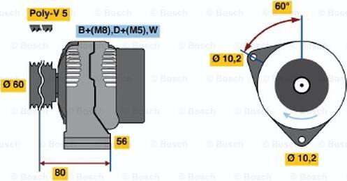 BOSCH 0 986 040 920 - Alternatore www.autoricambit.com