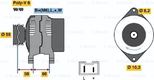 BOSCH 0 986 040 091 - Alternatore www.autoricambit.com