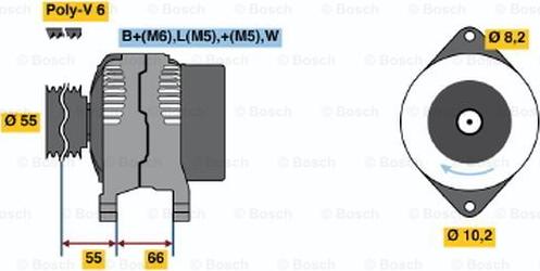 BOSCH 0 986 040 241 - Alternatore www.autoricambit.com