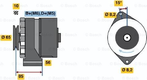 BOSCH 0 986 041 610 - Alternatore www.autoricambit.com