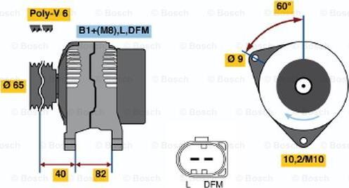 BOSCH 0 986 048 120 - Alternatore www.autoricambit.com