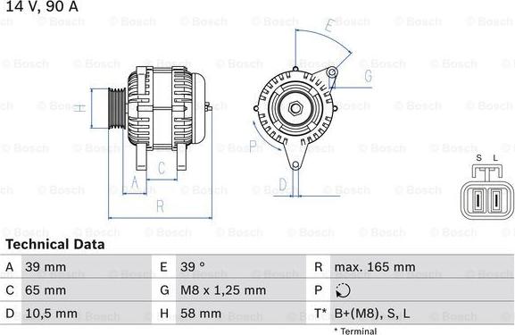 BOSCH 0 986 042 680 - Alternatore www.autoricambit.com