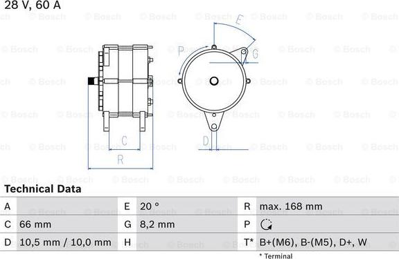 BOSCH 0 986 042 051 - Alternatore www.autoricambit.com