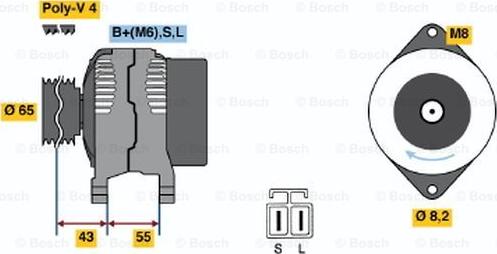 BOSCH 0 986 042 891 - Alternatore www.autoricambit.com