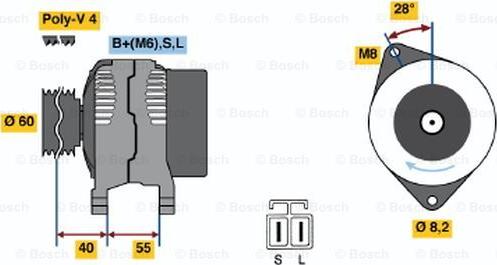 BOSCH 0 986 042 881 - Alternatore www.autoricambit.com