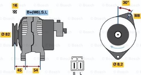 BOSCH 0 986 042 281 - Alternatore www.autoricambit.com