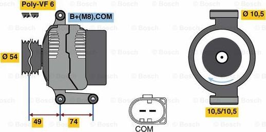 BOSCH 0 986 047 940 - Alternatore www.autoricambit.com