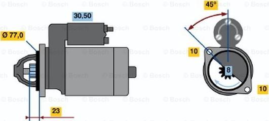 BOSCH 0 986 019 091 - Motorino d'avviamento www.autoricambit.com