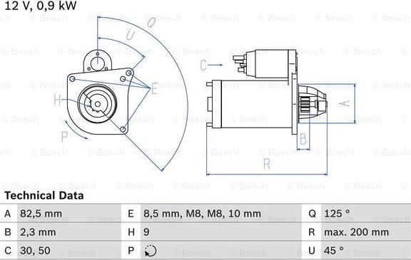 BOSCH 0 986 019 311 - Motorino d'avviamento www.autoricambit.com