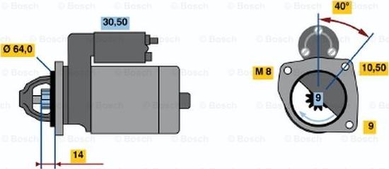 BOSCH 0 986 019 291 - Motorino d'avviamento www.autoricambit.com