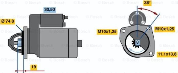 BOSCH 0 986 014 981 - Motorino d'avviamento www.autoricambit.com