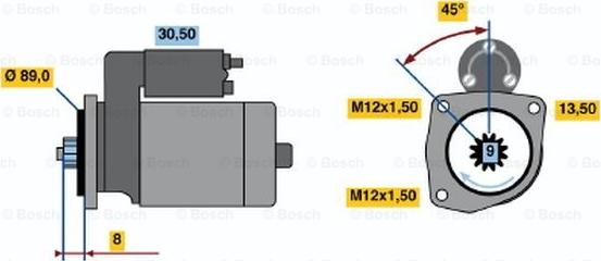 BOSCH 0 986 014 971 - Motorino d'avviamento www.autoricambit.com