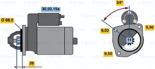 BOSCH 0 986 014 570 - Motorino d'avviamento www.autoricambit.com