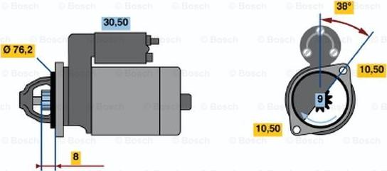 BOSCH 0 986 014 610 - Motorino d'avviamento www.autoricambit.com