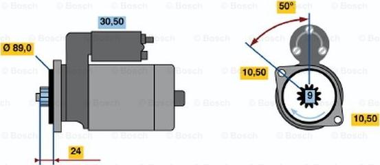 BOSCH 0 986 014 071 - Motorino d'avviamento www.autoricambit.com