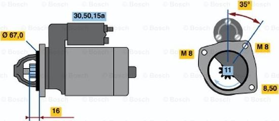 BOSCH 0 986 014 800 - Motorino d'avviamento www.autoricambit.com