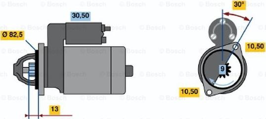 BOSCH 0 986 014 281 - Motorino d'avviamento www.autoricambit.com