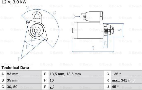 BOSCH 0 986 014 740 - Motorino d'avviamento www.autoricambit.com