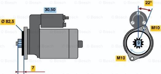 BOSCH 0 986 014 761 - Motorino d'avviamento www.autoricambit.com