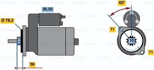 BOSCH 0 986 015 470 - Motorino d'avviamento www.autoricambit.com