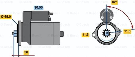 BOSCH 0 986 016 431 - Motorino d'avviamento www.autoricambit.com