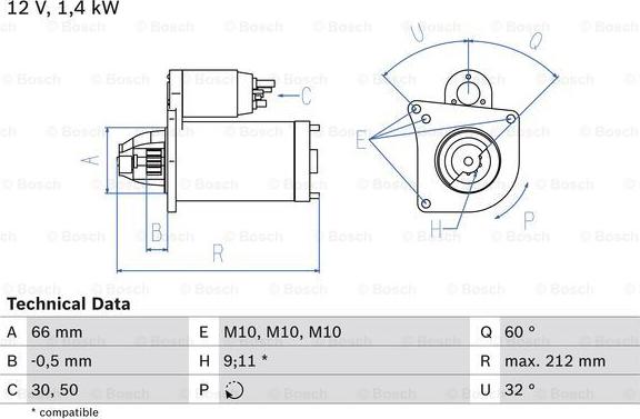 BOSCH 0 986 016 570 - Motorino d'avviamento www.autoricambit.com