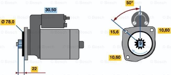 BOSCH 0 986 016 171 - Motorino d'avviamento www.autoricambit.com