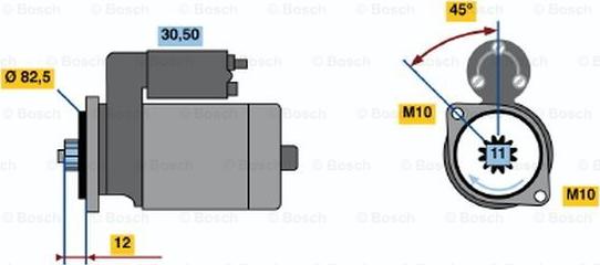 BOSCH 0 986 016 271 - Motorino d'avviamento www.autoricambit.com