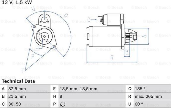 BOSCH 0 986 010 840 - Motorino d'avviamento www.autoricambit.com