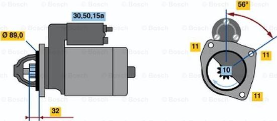 BOSCH 0 986 010 710 - Motorino d'avviamento www.autoricambit.com