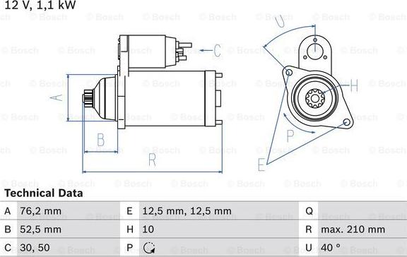 BOSCH 0 986 018 430 - Motorino d'avviamento www.autoricambit.com