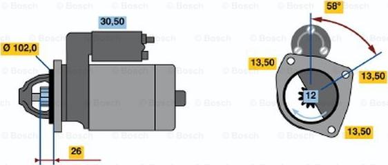 BOSCH 0 986 018 641 - Motorino d'avviamento www.autoricambit.com