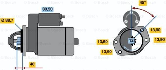 BOSCH 0 986 018 651 - Motorino d'avviamento www.autoricambit.com