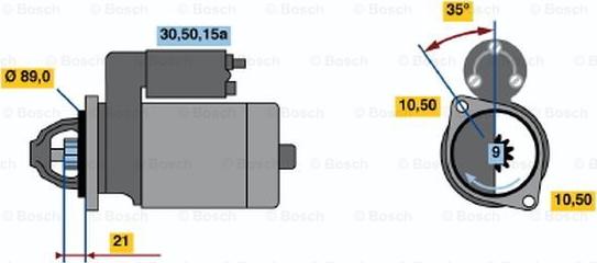 BOSCH 0 986 013 160 - Motorino d'avviamento www.autoricambit.com