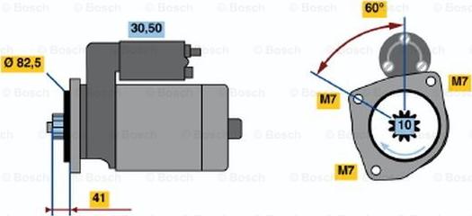 BOSCH 0 986 013 831 - Motorino d'avviamento www.autoricambit.com