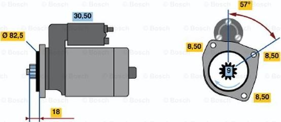 BOSCH 0 986 012 650 - Motorino d'avviamento www.autoricambit.com