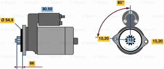 BOSCH 0 986 017 641 - Motorino d'avviamento www.autoricambit.com