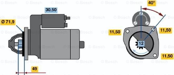 BOSCH 0 986 017 681 - Motorino d'avviamento www.autoricambit.com