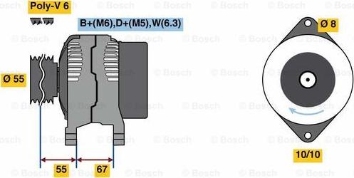 BOSCH 0 986 080 900 - Alternatore www.autoricambit.com