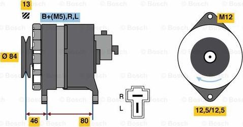 BOSCH 0 986 080 160 - Alternatore www.autoricambit.com